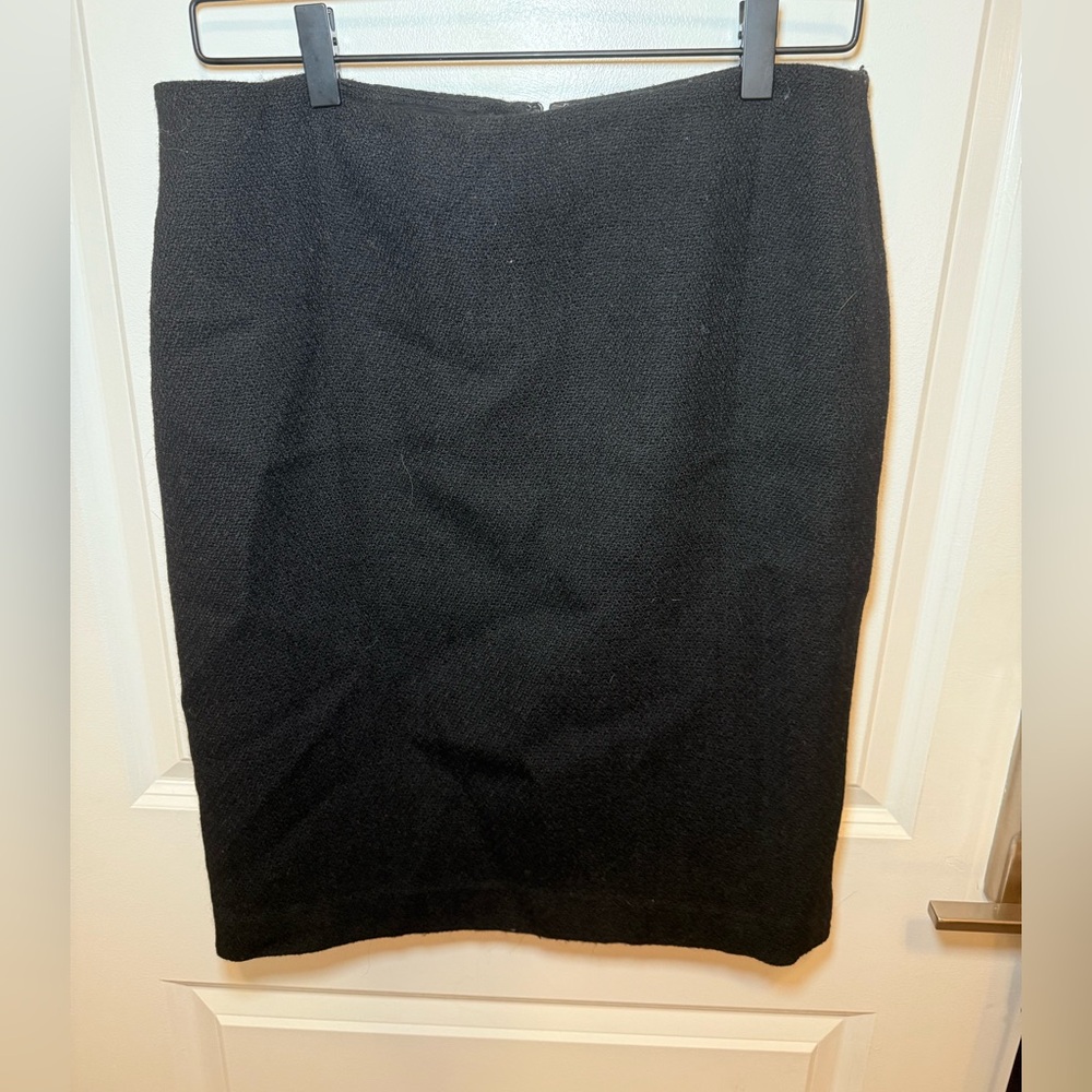 Talbots Black Pencil Skirt Knee-Length Workwear